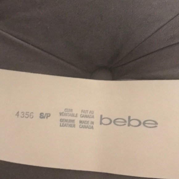 Black leather BeBe belt - Picture 3 of 3